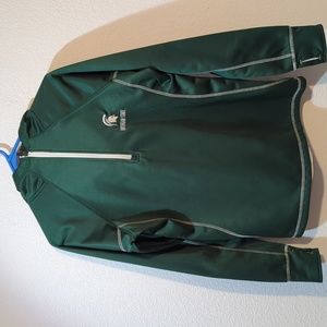 Colosseum Michigan State University Spartans hoodie 1/4 zip NCAA college Large